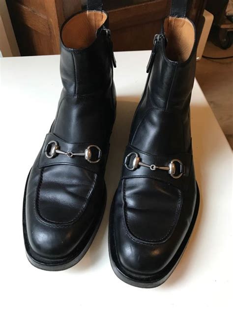 buy used gucci loafers|gucci loafer boots.